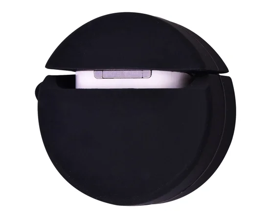 Силиконовый футляр Logo series для наушников AirPods 1/2 + карабин TikTok