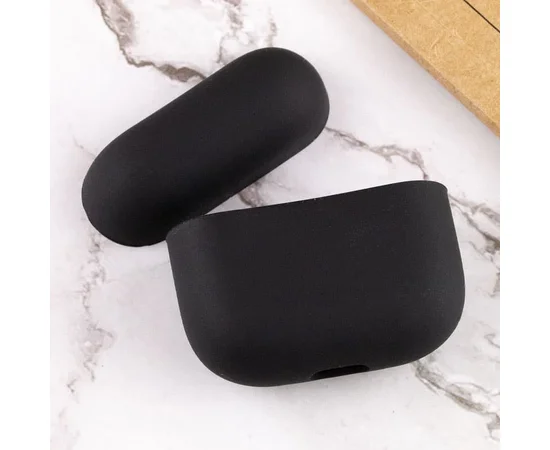 Силиконовый футляр для наушников AirPods 3 Черный / Black
