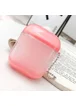TPU+PC футляр Neon Sand для наушников AirPods Розовый