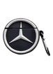 Силиконовый футляр Brand для наушников AirPods 1/2 + карабин Mercedes