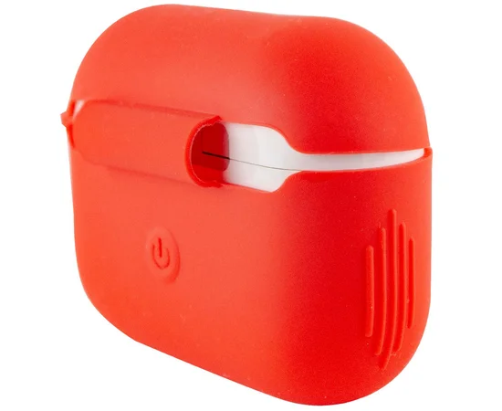 Силиконовый футляр New с карабином для наушников Airpods Pro Красный / Red