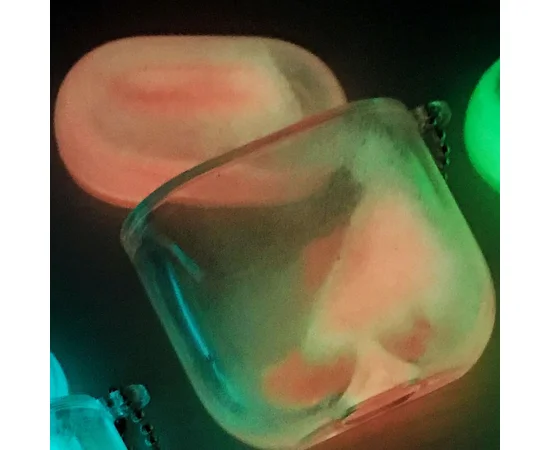 TPU+PC футляр Neon Sand для наушников AirPods Розовый