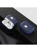 TPU футляр Leather Type для наушников AirPods Pro Синий