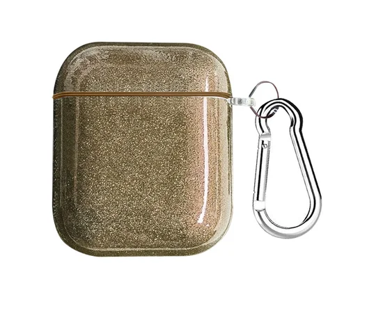 TPU чехол Shine для наушников AirPods 1/2 Золотой