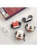 Силиконовый футляр Disney series для наушников AirPods + карабин Микки Маус