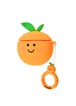 Силиконовый футляр Smile Fruits series для наушников AirPods orange