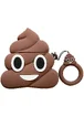 Силиконовый футляр Poop для наушников AirPods Коричневый