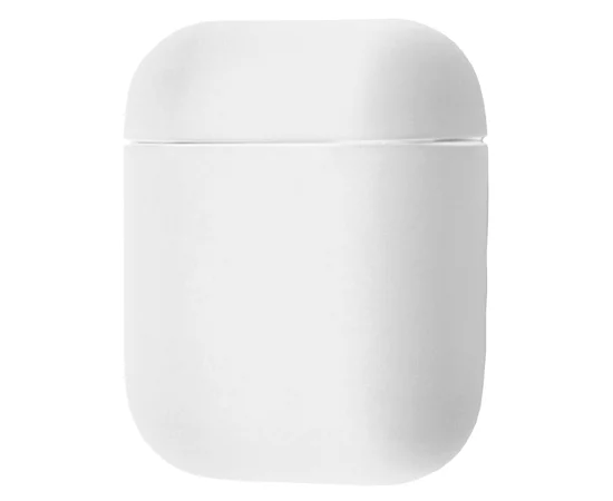 Силиконовый футляр для наушников Airpods Ultra Slim Белый