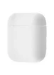 Силиконовый футляр для наушников Airpods Ultra Slim Белый