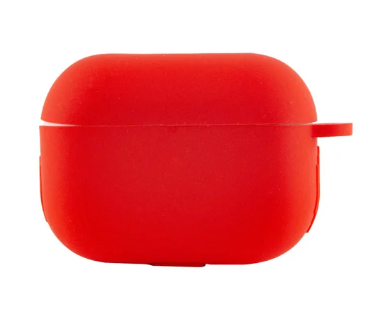 Силиконовый футляр New с карабином для наушников Airpods Pro Красный / Red