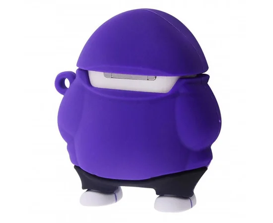 Силиконовый футляр Cartoons&Heroes для наушников AirPods 1/2 + карабин Patrick