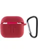 Силиконовый футляр для наушников AirPods 3 Красный / Rose Red