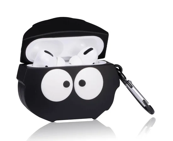 Силиконовый футляр Cartoons&Heroes для наушников AirPods Pro + карабин Сусуватари