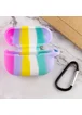 Силиконовый футляр Colorfull для наушников AirPods Pro Темно-розовый / Сиреневый