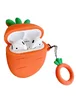 Силиконовый футляр Smile Fruits series для наушников AirPods Carrot