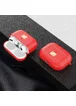 TPU футляр Leather Type для наушников AirPods Pro Красный