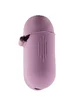 Силиконовый футляр New с карабином для наушников Airpods 1/2 Лиловый / Lilac Pride