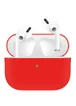 Силиконовый футляр для наушников AirPods Pro Красный / Red