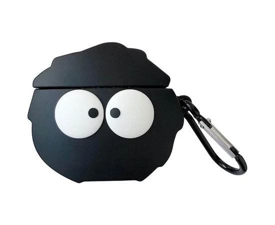Силиконовый футляр Cartoons&Heroes для наушников AirPods 1/2 + карабин Сусуватари