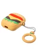 Силиконовый футляр Food для наушников AirPods 1/2 + кольцо Бургер