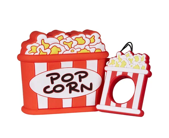 Силиконовый футляр Food для наушников AirPods Pro + кольцо Поп-корн