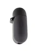 Силиконовый футляр New с карабином для наушников Airpods 1/2 Черный / Black