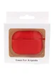 Силиконовый футляр New с карабином для наушников Airpods Pro Красный / Red