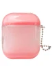 TPU+PC футляр Neon Sand для наушников AirPods Розовый