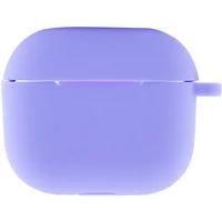Силиконовый футляр для наушников AirPods 3 Сиреневый / Dasheen