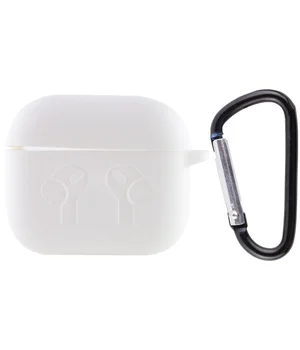 Силиконовый футляр для наушников AirPods 3 Белый / White