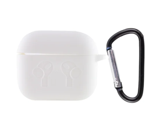 Силиконовый футляр для наушников AirPods 3 Белый / White