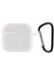 Силиконовый футляр для наушников AirPods 3 Белый / White