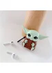 Силиконовый футляр Star Wars Force для наушников AirPods 1/2 + карабин Baby Yoda
