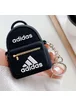 Силиконовый футляр Brand для наушников AirPods 1/2 + кольцо Adidas Bag Black