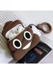 Силиконовый футляр Poop для наушников AirPods Коричневый