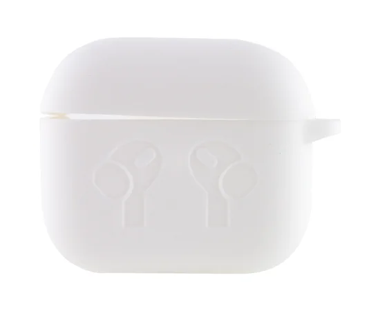 Силиконовый футляр для наушников AirPods 3 Белый / White