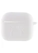 Силиконовый футляр для наушников AirPods 3 Белый / White
