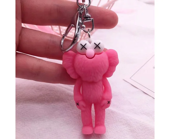 Силиконовый футляр Cute Charm для наушников AirPods Pro Kaws / Розовый