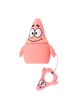 Силиконовый футляр SpongeBob series для наушников AirPods + кольцо Patrick / Розовый