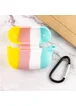 Силиконовый футляр Colorfull для наушников AirPods Pro Желтый / Бирюзовый