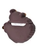 Силиконовый футляр Teddy Bear для наушников AirPods 1/2 Медведь на печенье/Коричневый