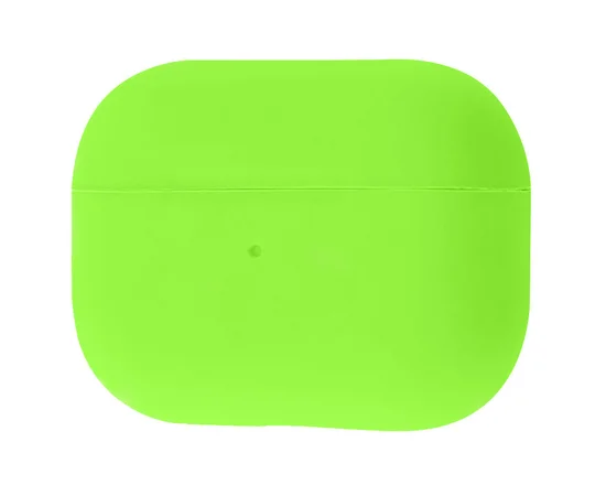 Силиконовый футляр для наушников AirPods Pro Салатовый / Neon green