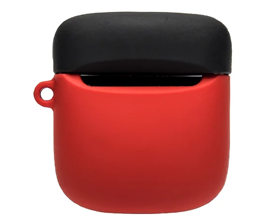 Силиконовый футляр Marvel & DC series для наушников AirPods + кольцо Супермен/Синий