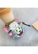 Силиконовый футляр Tom & Jerry series для наушников AirPods + карабин Том/Серый