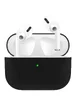 Силиконовый футляр для наушников AirPods Pro Черный / Black
