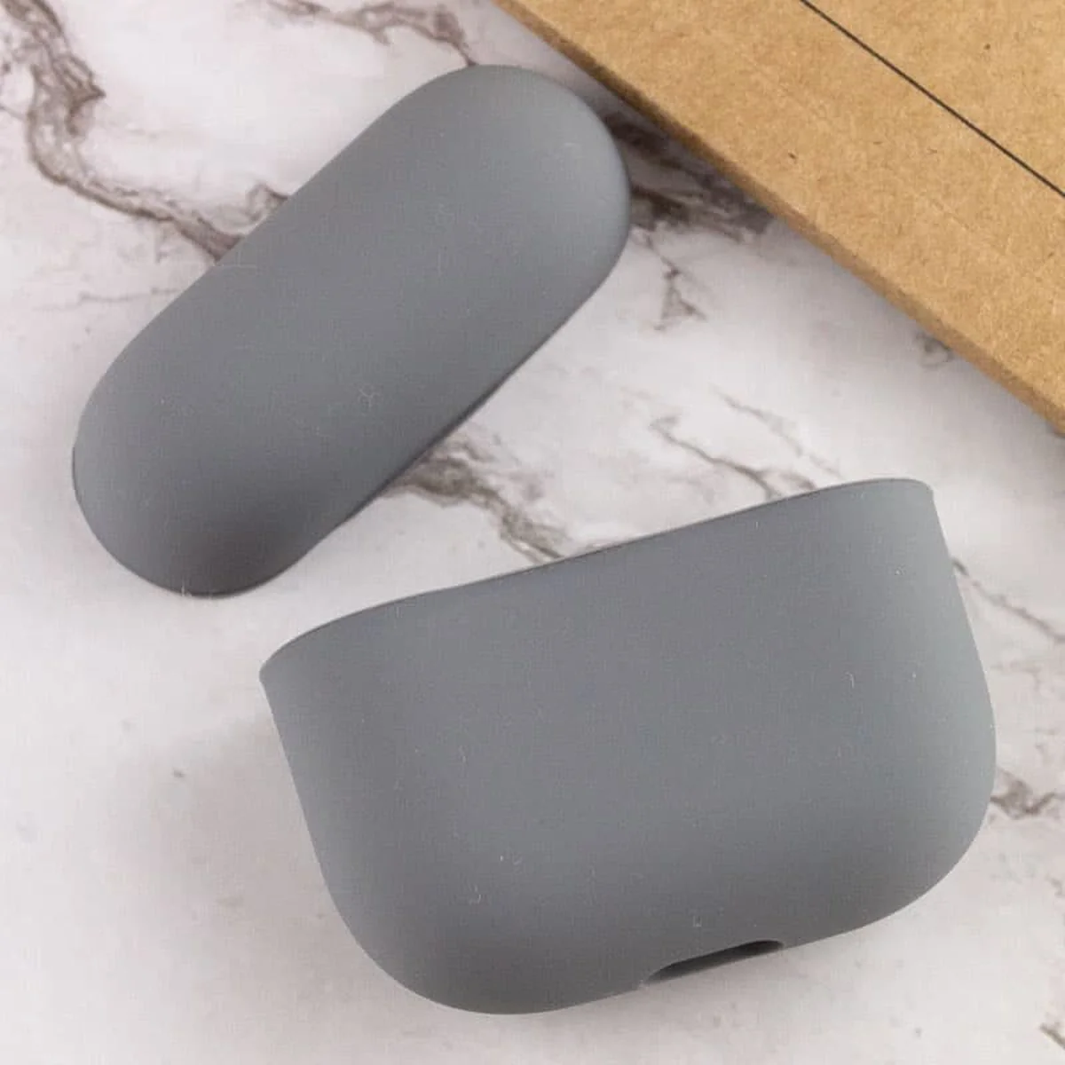 Силиконовый футляр для наушников AirPods 3 Серый / Gray
