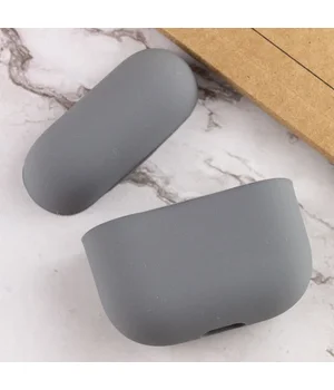 Силиконовый футляр для наушников AirPods 3 Серый / Gray