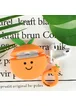Силиконовый футляр Smile Fruits series для наушников AirPods orange
