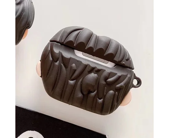 Силиконовый футляр Harry Potter для наушников AirPods 1/2 + карабин Гарри Поттер