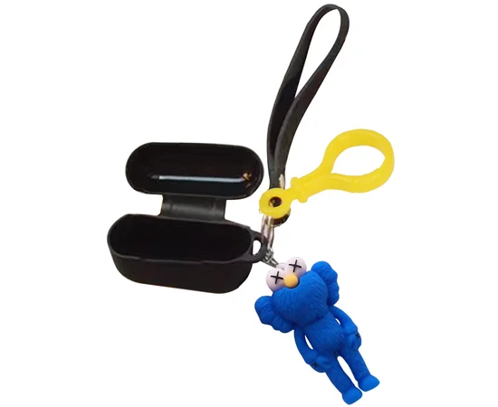 Силиконовый футляр Cute Charm для наушников AirPods Pro Kaws / Синий